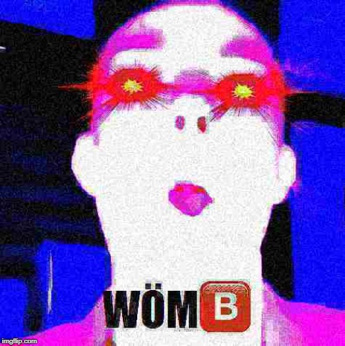 Wom[B] | image tagged in womb | made w/ Imgflip meme maker