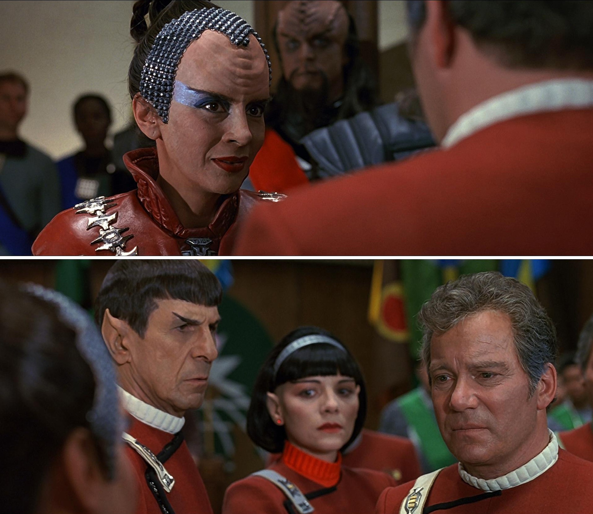 High Quality Kirk Klingon Star Trek TUC 01 Blank Meme Template