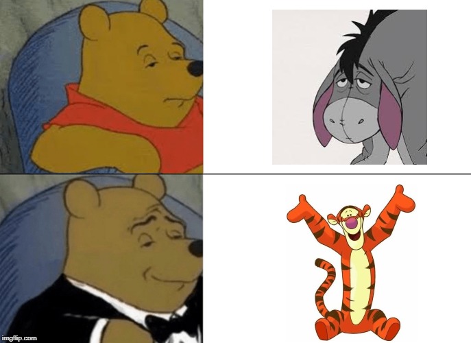 Logically, Pooh! | image tagged in memes,tuxedo winnie the pooh | made w/ Imgflip meme maker
