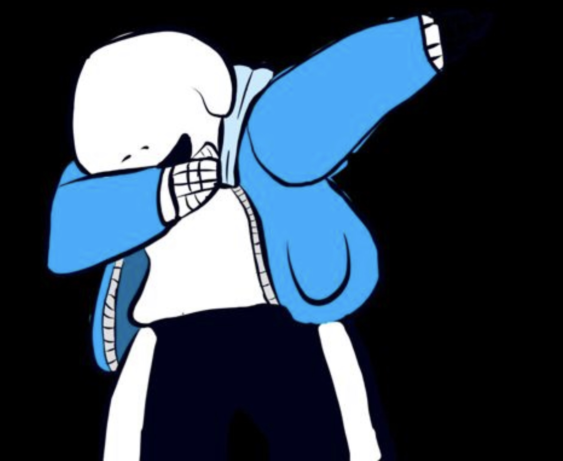 High Quality Sans dabbing Blank Meme Template