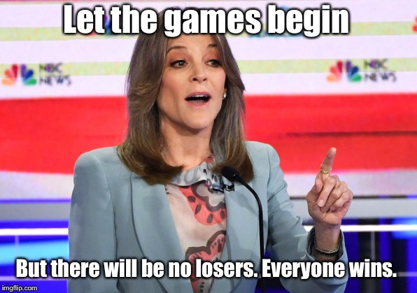 Let the games begin But there will be no losers. Everyone wins. | made w/ Imgflip meme maker