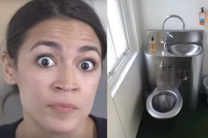 High Quality Ocasio Cortez is a moron Blank Meme Template