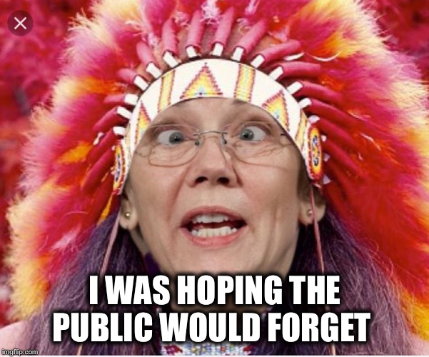 Pocahontas Warren | I WAS HOPING THE PUBLIC WOULD FORGET | image tagged in pocahontas warren | made w/ Imgflip meme maker