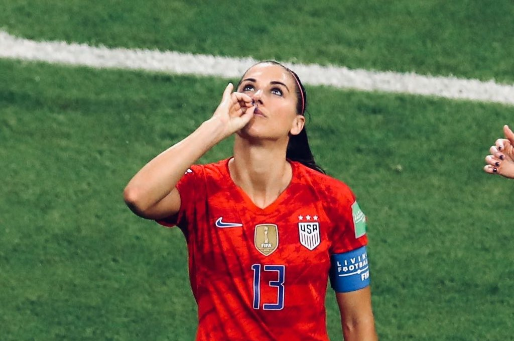 High Quality Alex Morgan None of My Business Blank Meme Template