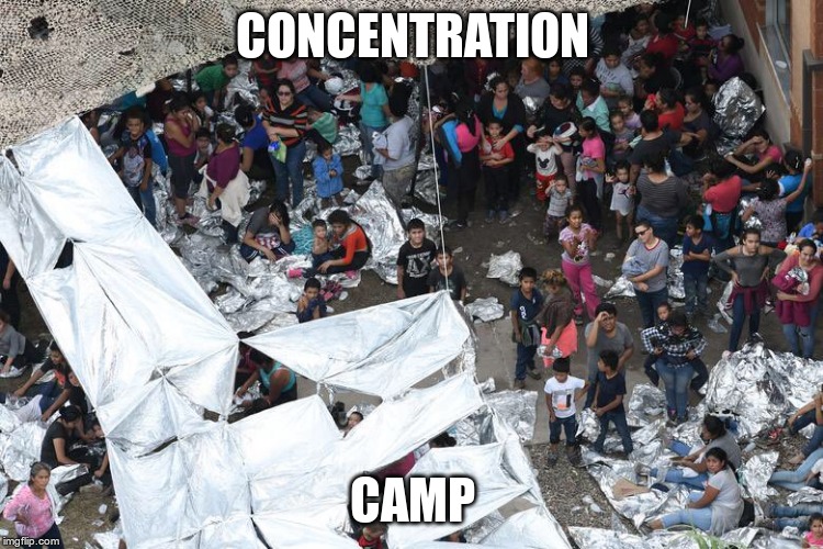 Give me your tired, your poor,
Your huddled masses yearning to breathe free | CONCENTRATION; CAMP | image tagged in trump,gop,nazis,concentration camp | made w/ Imgflip meme maker