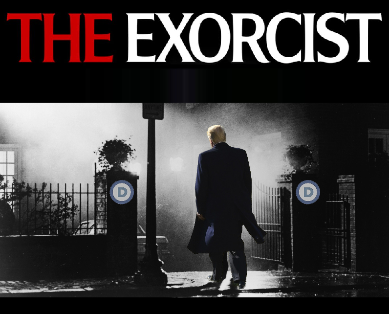 High Quality Trump - The Exorcist Blank Meme Template