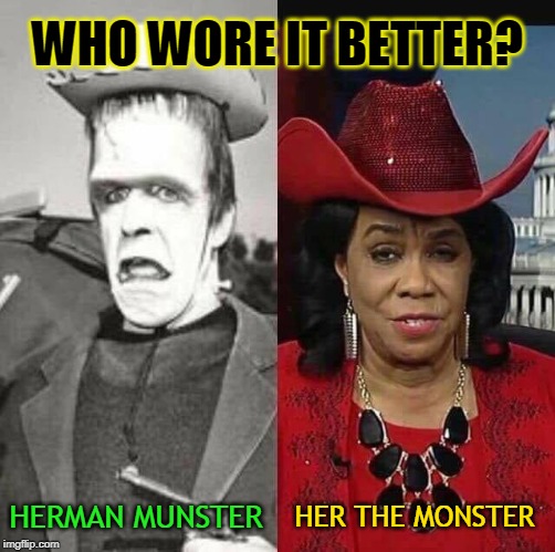 WHO WORE IT BETTER? HERMAN MUNSTER; HER THE MONSTER | made w/ Imgflip meme maker