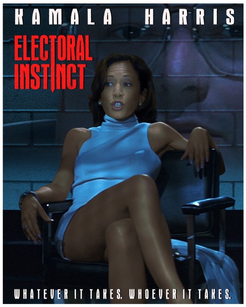 She Goes Down, And Then She Goes Up | image tagged in kamala harris,politics,political meme,movie poster,democrat,democrats | made w/ Imgflip meme maker