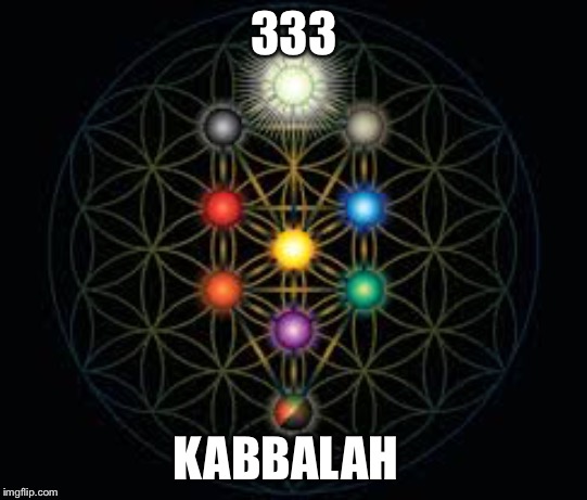 333; KABBALAH | image tagged in peace | made w/ Imgflip meme maker