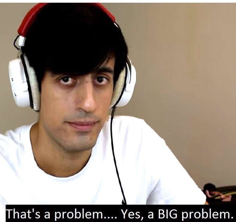 Davie504 That's A Problem Yes, a Big Problem Blank Meme Template