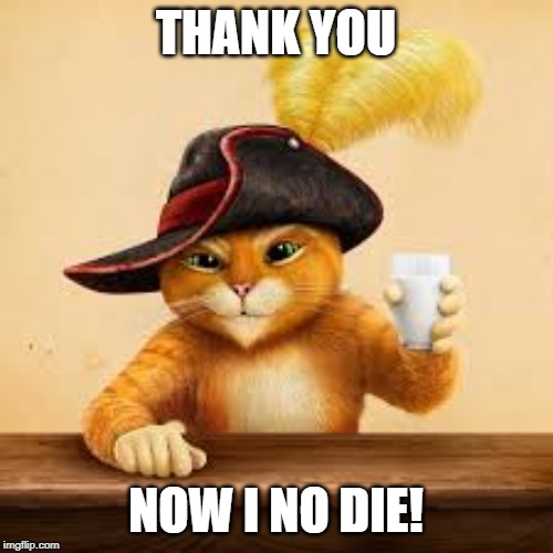 THANK YOU NOW I NO DIE! | made w/ Imgflip meme maker