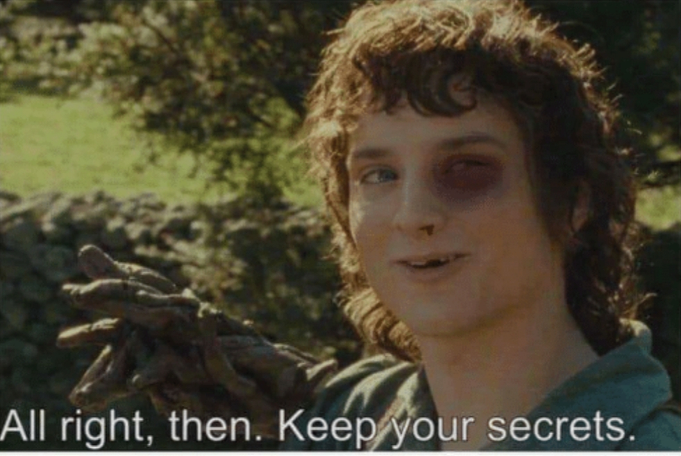 Frodo black eye Blank Meme Template