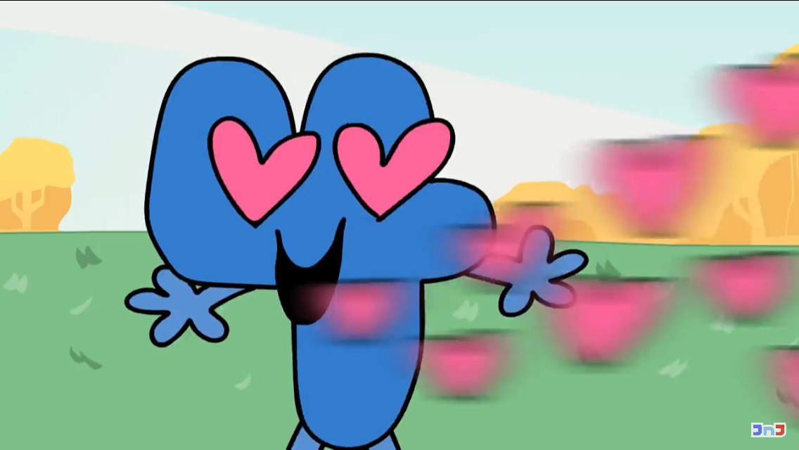 High Quality BFB Four Hearts Blank Meme Template