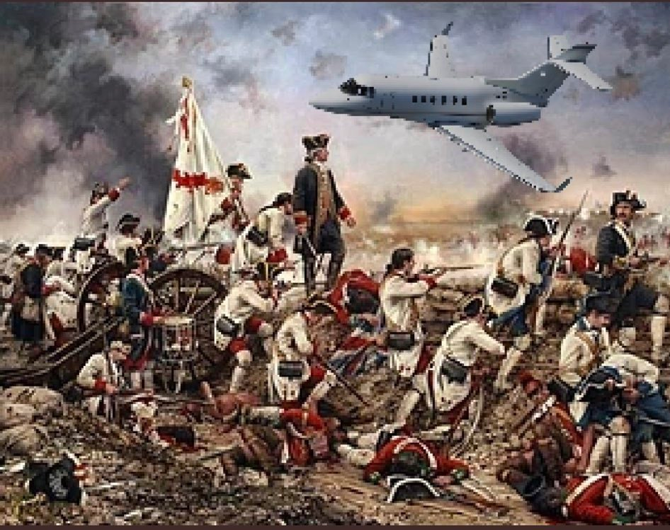 Revolutionary war airplane Blank Meme Template