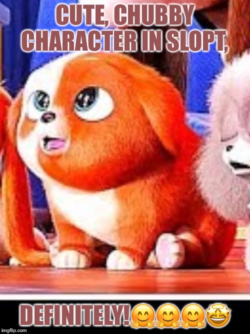 CUTEST CHARACTER IN SLOPT! | CUTE, CHUBBY CHARACTER IN SLOPT, DEFINITELY!🤗🤗🤗🤩 | image tagged in cutest character in slopt | made w/ Imgflip meme maker