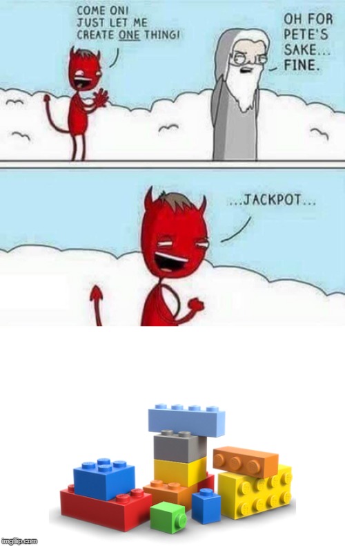 just getting this template out there. search devil | image tagged in devil,lego,funny | made w/ Imgflip meme maker