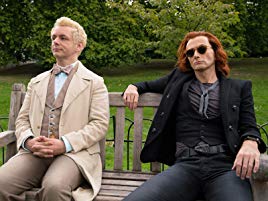High Quality Crowley and Aziraphale Blank Meme Template