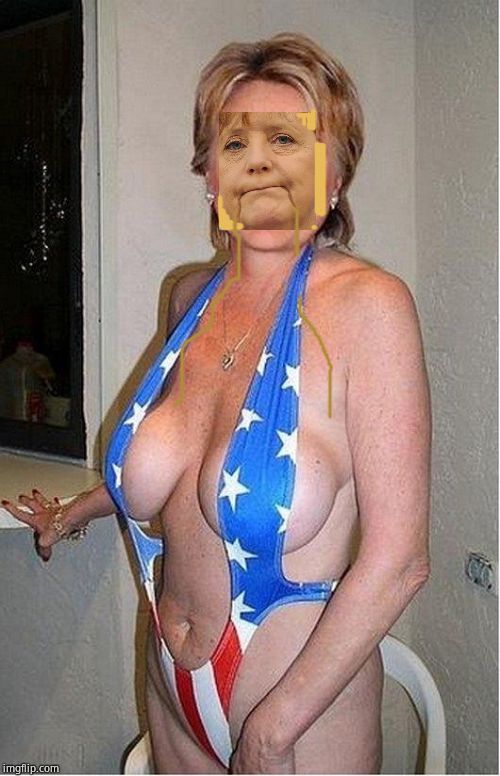 Hillary Clinton bikini | image tagged in hillary clinton bikini | made w/ Imgflip meme maker
