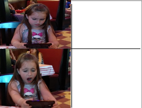 High Quality Surprised Blank Meme Template