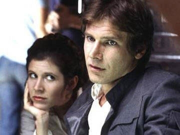 High Quality Carrie Fisher and Harrison Ford Blank Meme Template