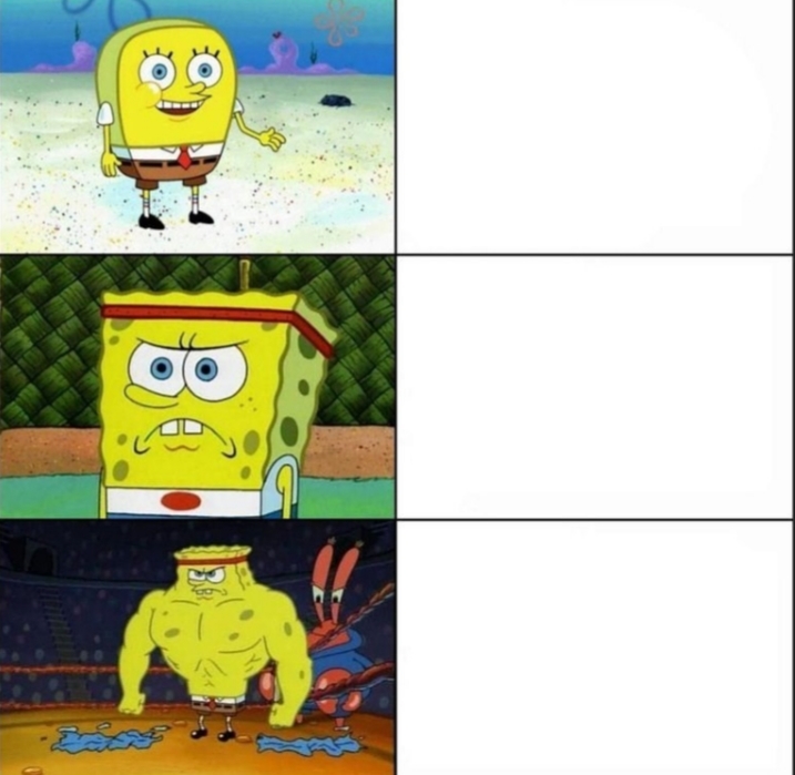Spongebob meme format Blank Meme Template