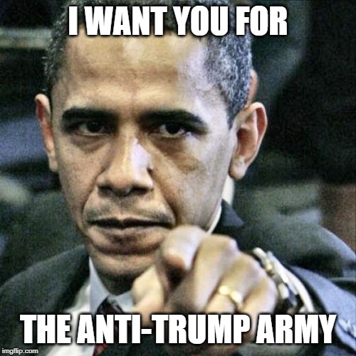 Pissed off 45 | I WANT YOU FOR; THE ANTI-TRUMP ARMY | image tagged in memes,pissed off obama,politics,donald trump,trending,imgflip | made w/ Imgflip meme maker