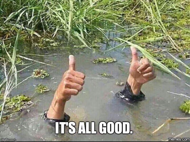 All Good | IT'S ALL GOOD. | image tagged in all good | made w/ Imgflip meme maker