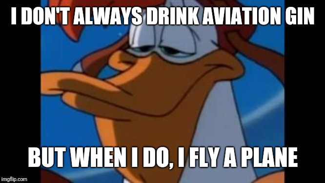 Wistful Launchpad | I DON'T ALWAYS DRINK AVIATION GIN; BUT WHEN I DO, I FLY A PLANE | image tagged in wistful launchpad | made w/ Imgflip meme maker