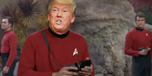 High Quality Star Trek covfefe Blank Meme Template