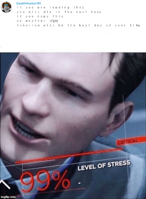 image tagged in 99 level of stress | made w/ Imgflip meme maker