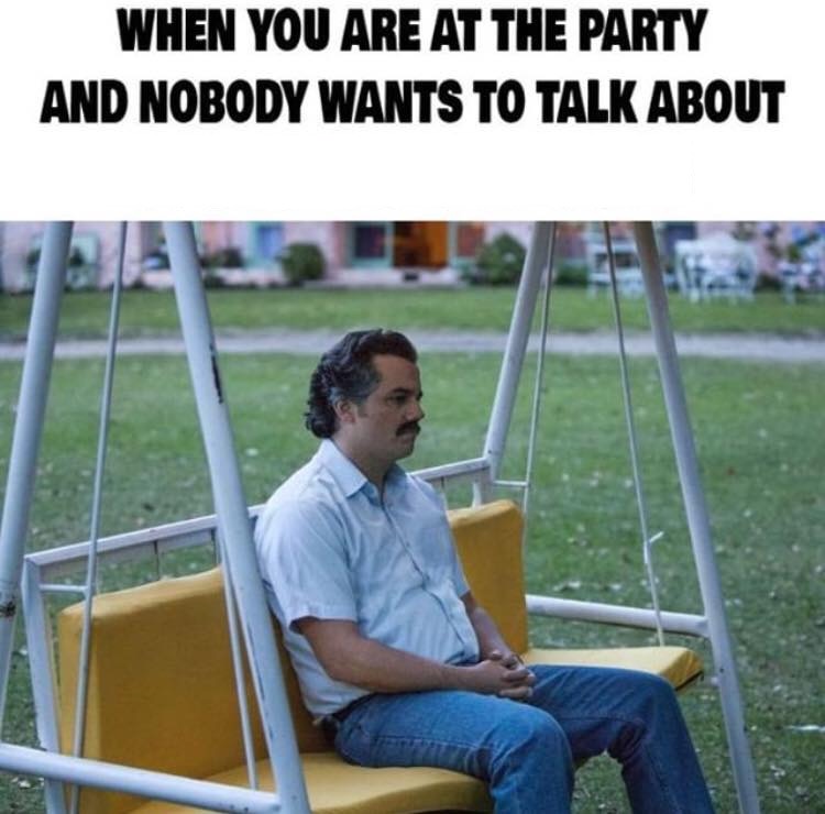 When you are at the party Blank Meme Template