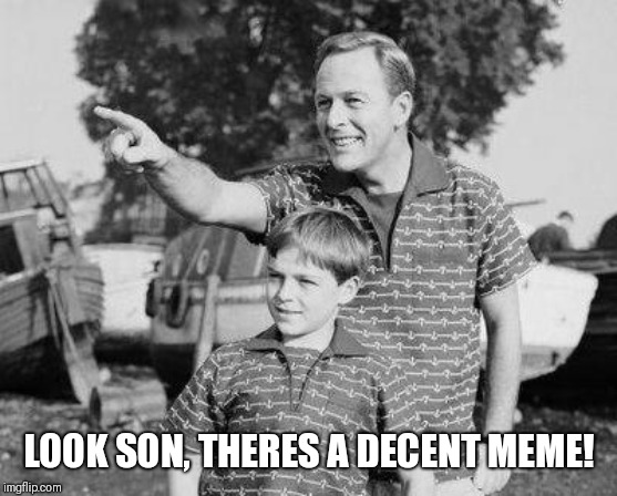 Look Son Meme | LOOK SON, THERES A DECENT MEME! | image tagged in memes,look son | made w/ Imgflip meme maker