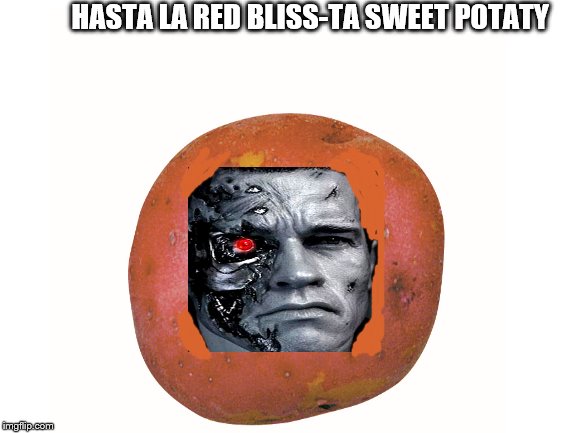 HASTA LA RED BLISS-TA SWEET POTATY | made w/ Imgflip meme maker