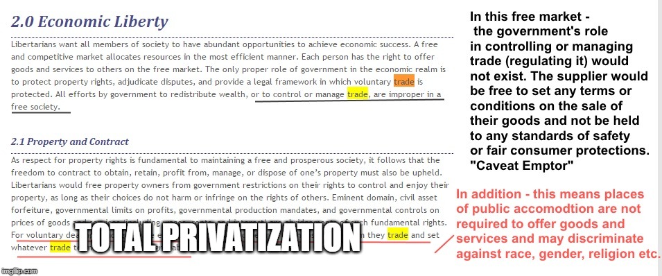 TOTAL PRIVATIZATION | made w/ Imgflip meme maker