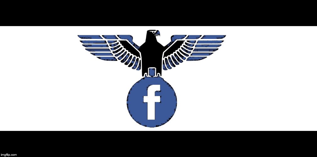New template in facebook blue fading to black | image tagged in facebook nazis blue,new template,politics,censorship,liberal hypocrisy | made w/ Imgflip meme maker