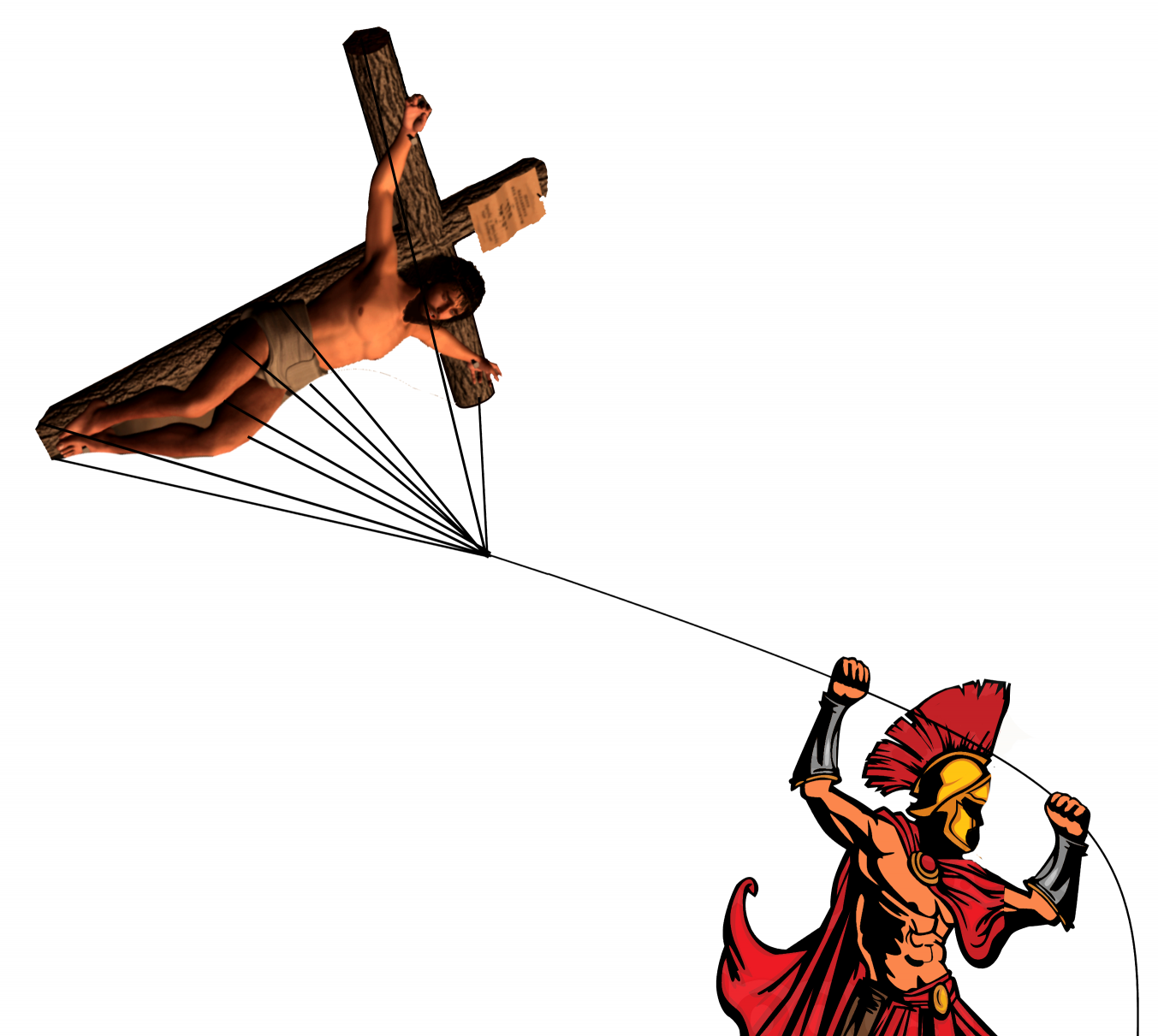 High Quality Jesus Kite Blank Meme Template