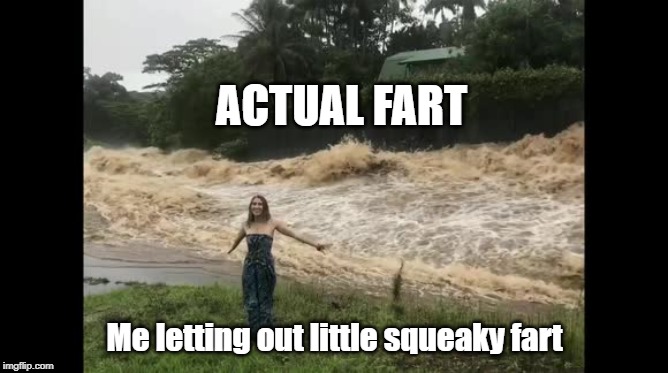 Actual fart | ACTUAL FART; Me letting out little squeaky fart | image tagged in farts | made w/ Imgflip meme maker