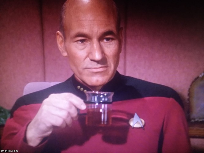 image tagged in picard tea | made w/ Imgflip meme maker