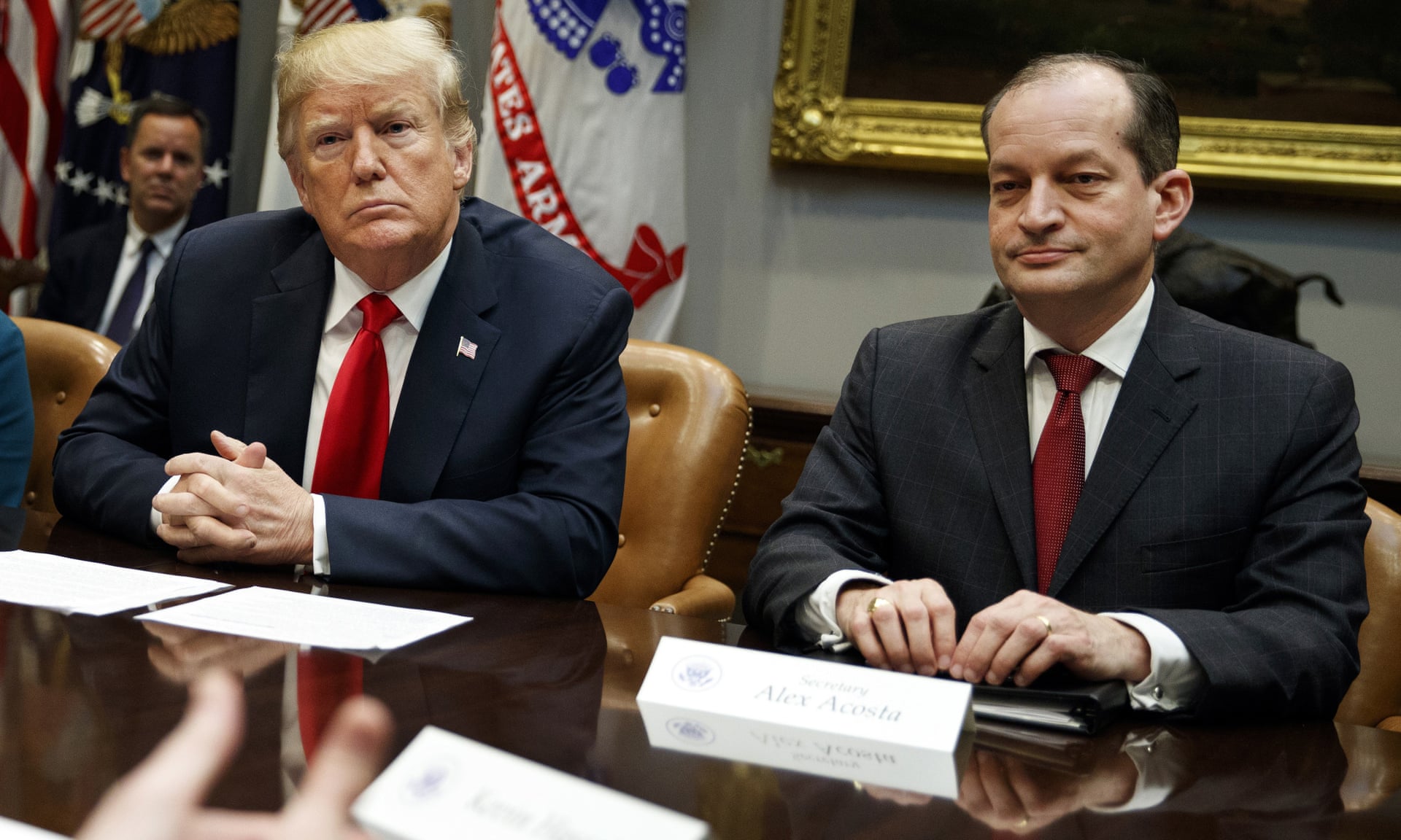 High Quality Trump and Acosta Blank Meme Template