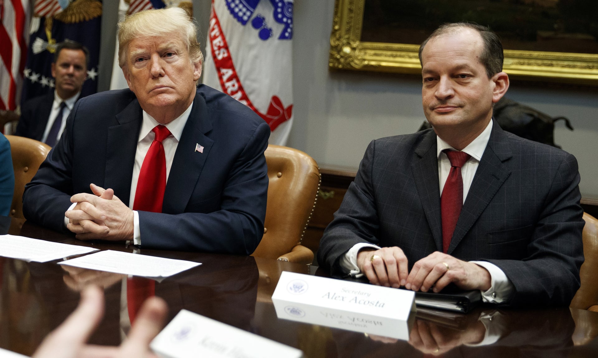 Trump and Acosta Blank Meme Template