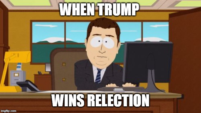 Aaaaand Its Gone Meme | WHEN TRUMP; WINS RELECTION | image tagged in memes,aaaaand its gone | made w/ Imgflip meme maker