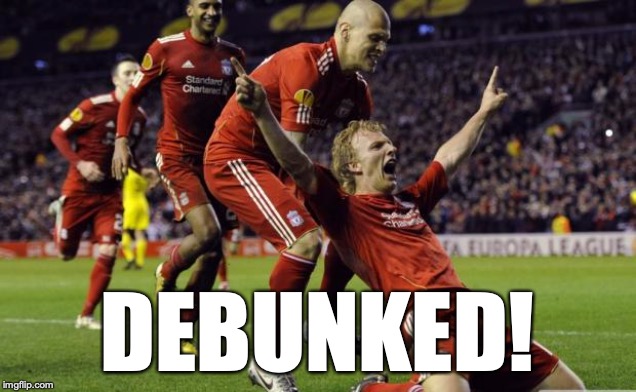 soccer goal | DEBUNKED! | image tagged in soccer goal | made w/ Imgflip meme maker