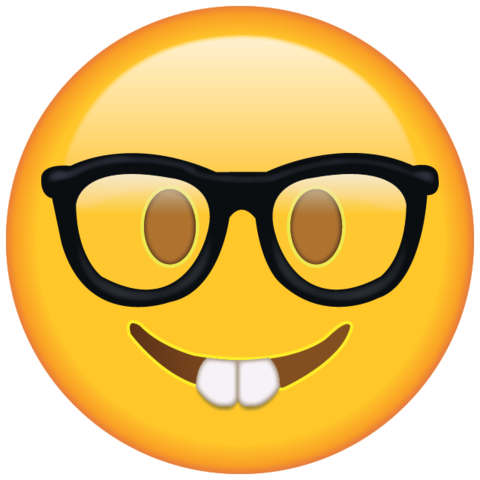 Nerd emoji Blank Meme Template