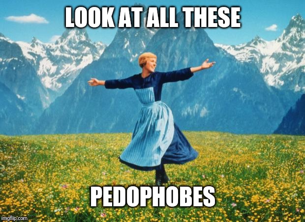 Look At All These (high-res) | LOOK AT ALL THESE PEDOPHOBES | image tagged in look at all these high-res | made w/ Imgflip meme maker