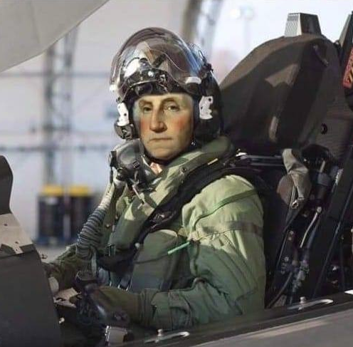 George Washington, USAF General Blank Meme Template