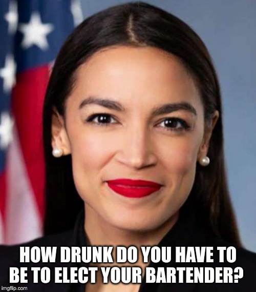 Joy Behar's replacement in 2020 | HOW DRUNK DO YOU HAVE TO BE TO ELECT YOUR BARTENDER? | image tagged in the view,joy behar,aoc | made w/ Imgflip meme maker