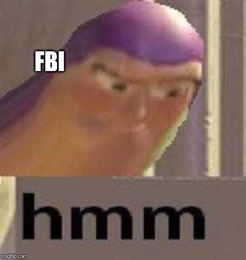 Buzz Lightyear Hmm | FBI | image tagged in buzz lightyear hmm | made w/ Imgflip meme maker