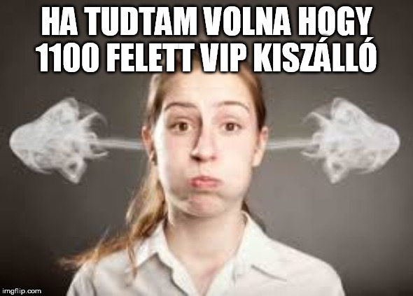 HA TUDTAM VOLNA HOGY 1100 FELETT VIP KISZÁLLÓ | made w/ Imgflip meme maker
