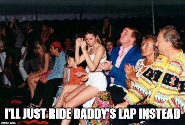 I'LL JUST RIDE DADDY'S LAP INSTEAD | made w/ Imgflip meme maker