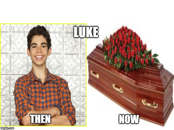 Remember Luke from Jessie? This is him now. | LUKE; NOW; THEN | image tagged in dark humor,do you remember,death,disney,disney channel,memes | made w/ Imgflip meme maker